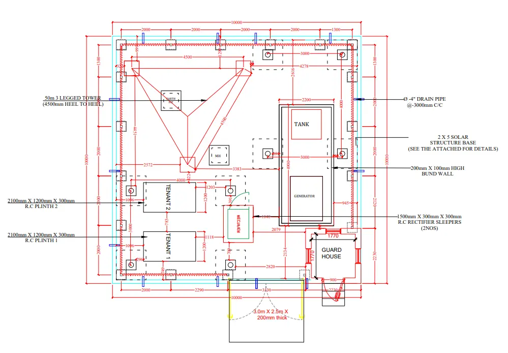 Engineer conducting technical site survey